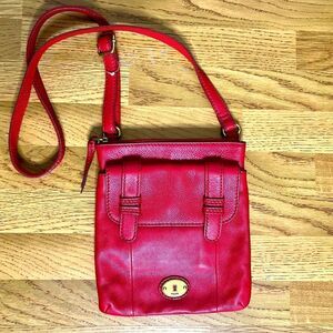NWOT Beautiful Fossil Crossbody Bag